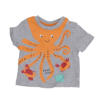 T-shirt (Grå, Orange, Flerfärgad) från Liegelind Bomull, Elastan, Viskos