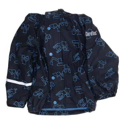 Regenjack (Zwart, Blauw) van Caretec Polyester, Polyurethaan