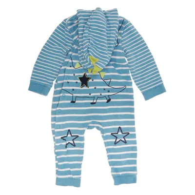 Rompertjes (Blauw, Wit) van Baby Club Katoen