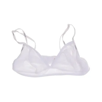 Bralette (Wit) van Mangoon Katoen, Elastaan