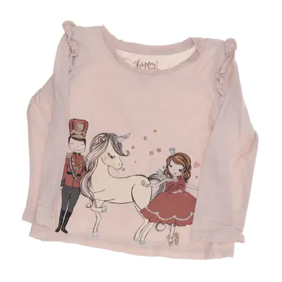 T-shirt à manches longues (Beige) de Happy Girls Club