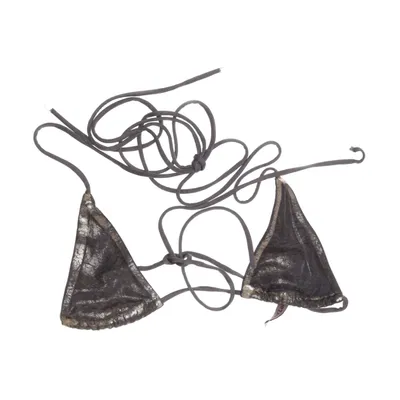 Bikini top (Brown, Gold) from Jaded London
