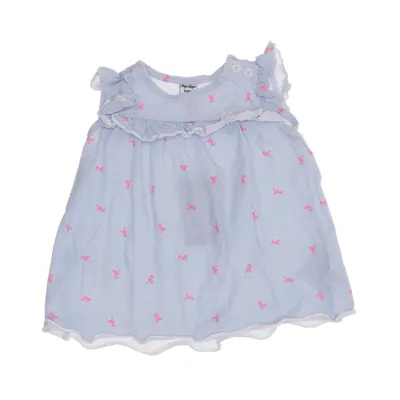 Klänning (Blå, Vit, Rosa) från Dopo Dopo Baby Bomull