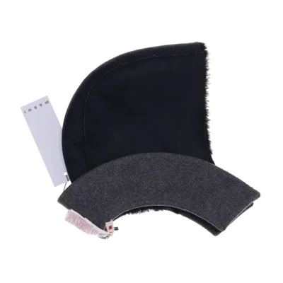 Hood (Black, Gray) from Marni Leather