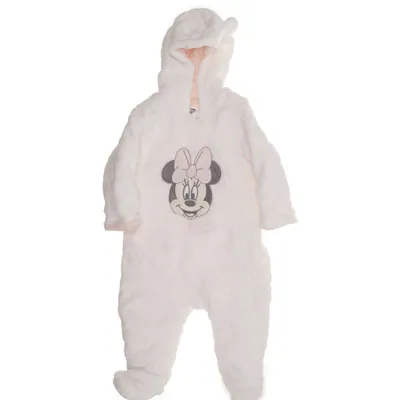Sparkdräkt (Vit, Rosa) från Disney Baby Polyester