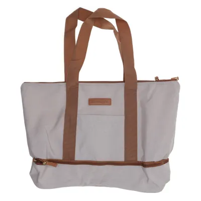 Weekend bag (Beige, Brown) from Linvosges Polyester
