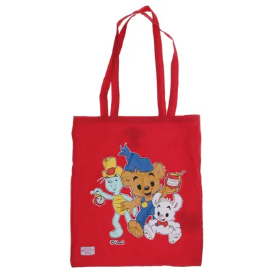 Canvas bag (Red, Multicolored) from Kolmården Organic cotton
