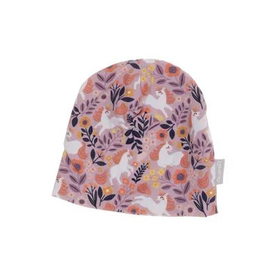 Beanie (Roze, Meerkleurig) van Alana Katoen, Elastaan