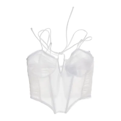 Bustier (Hvid) fra Bershka