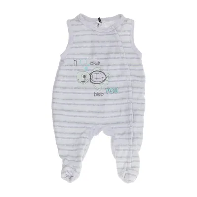 Barboteuse (Gris, Blanc) de Angel Polyester