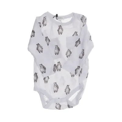 Body (White, Brown) from Newbie by KappAhl Cotton