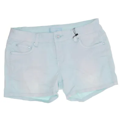 Denim shorts (Turquoise) van Miss Anna Katoen, Elastaan