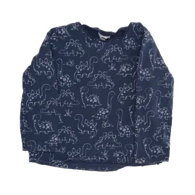Långärmad t-shirt (Blå, Vit) från Next Baby Bomull, Elastan
