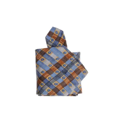 Tie (Blue, Multicolored) from Ermenegildo Zegna Silk