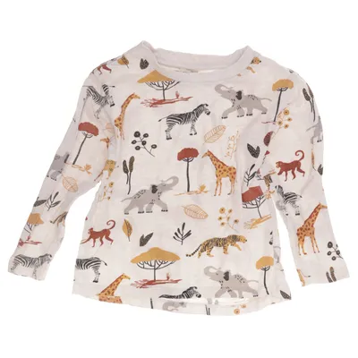 Långärmad t-shirt (Vit, Flerfärgad) från Alana