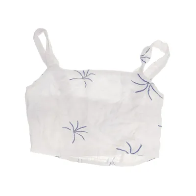 Top (Hvid, Blå) fra LC Waikiki Linned, Viscose