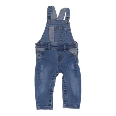 Hängselbyxor (Blå) från Vertbaudet Bomull, Elastan, Polyester