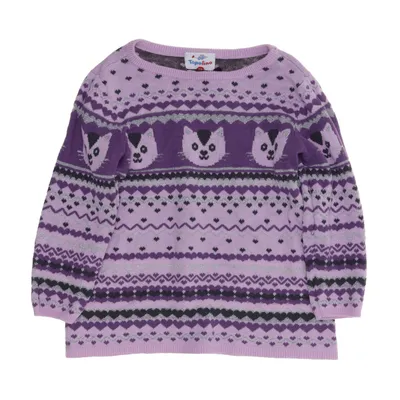 Sweater (Pink, Purple, Multicolored) from Topolino Cotton, Metallic fiber