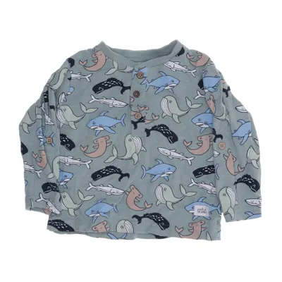 Farfarströja (Grön, Flerfärgad) från Topomini Bomull