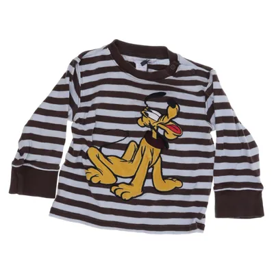 Långärmad t-shirt (Brun, Vit, Flerfärgad) från H&M x Disney Bomull