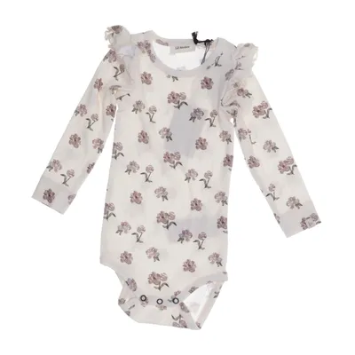 Body (Beige, Flerfärgad) från Lil'Atelier Elastan, Tencel