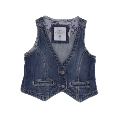 Väst (Blå) från L.O.G.G by H&M Bomull, Elastan