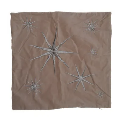 Kuddfodral (Beige, Silverfärgad) från H&M Bomull