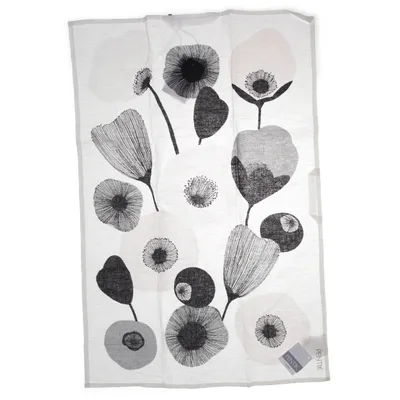 Kökshandduk (Vit, Svart, Grå) från Pentik Bomull, Linne