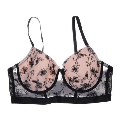 Bustier (Beige, Black) from Hunkemöller Elastane, Polyamide, Polyester