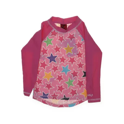 Zwemshirt (Roze, Meerkleurig) van Villervalla Elastaan, Polyamide