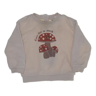 Collegetröja (Beige, Röd) från Rikiki Bomull, Polyester