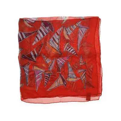 Sjaaltje (Rood, Meerkleurig) van Salvatore Ferragamo