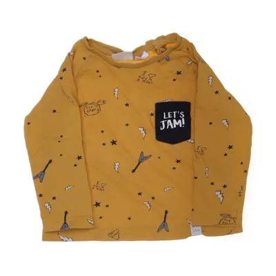 Long sleeve T-shirt (Yellow, Multicolored) from Zara BabyBoy