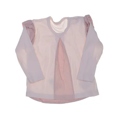 Lange mouwen shirt (Roze) van Fixoni Katoen