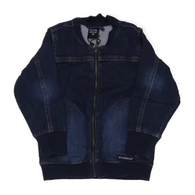 Bomberjack (Blauw) van Villervalla Katoen, Elastaan