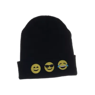 Beaniemössa (Svart, Gul) från Emoji Akryl