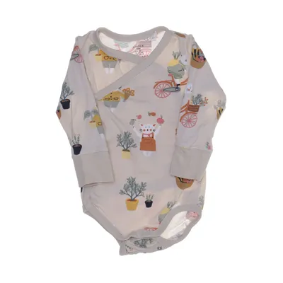 Body (Beige) från Lindex Baby Bomull, Elastan