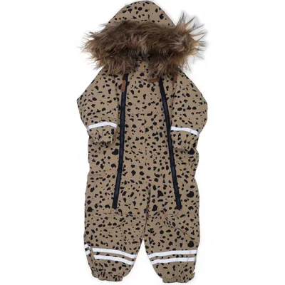 Overall (Beige, Svart) från Mini Rodini Polyamid, Återvunnen polyester