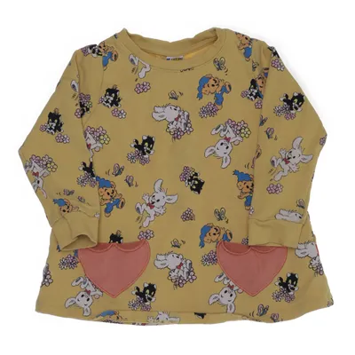 Klänning (Gul, Flerfärgad) från Bamse Bomull, Elastan