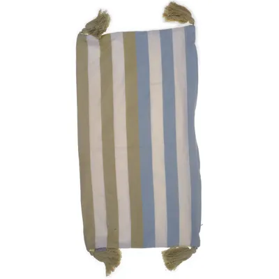 Prydnadskudde (Blå, Beige, Vit, Flerfärgad) från Linum