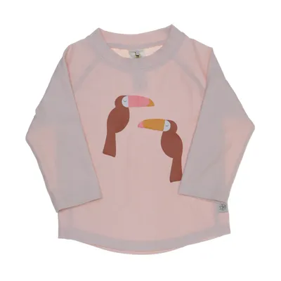 Badtröja (Rosa, Flerfärgad) från Lässig Elastan, Återvunnen polyester