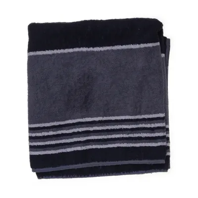 Bath towel (Blue, Gray) from Frottier Cawo Cotton