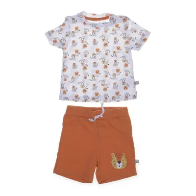 Set (Orange, Vit, Flerfärgad) från Liegelind Bomull