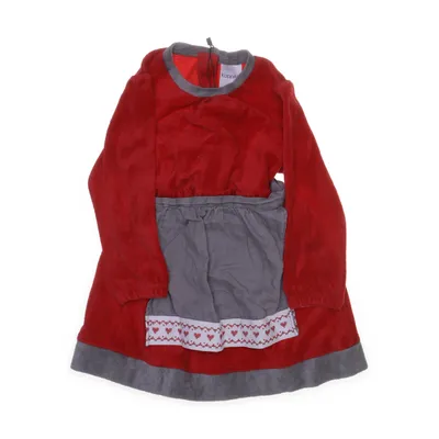Dirndl (Rood, Grijs) van KappAhl Linnen