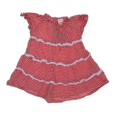 Klänning (Röd, Flerfärgad) från Baby by Lindex Bomull