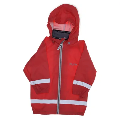 Rain jacket (Red) from Funk by Lager 157 Polyester, Polyurethane