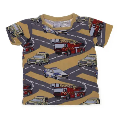 T-shirt (Geel, Grijs, Meerkleurig) van Lindex Kids Katoen