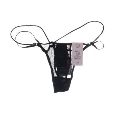 Stringtrosor (Svart) från H&M Elastan, Polyamid