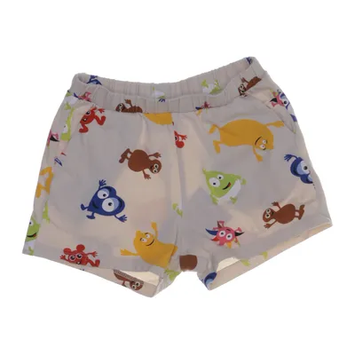 Pyjamasshorts (Beige, Flerfärgad) från Babblarna x KappAhl Bomull, Elastan