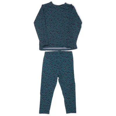 Set (Blauw, Meerkleurig) van The Striped Cat Organisch katoen, Elastaan